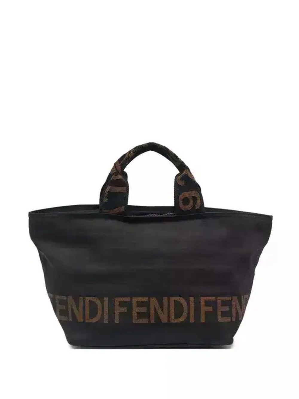 Fendi Black Nylon Tote
